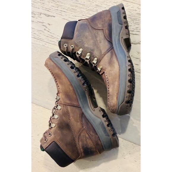 Dunham Men\'s Size 10 D 10007 Works Castlerock Leather Moc Boots CI0847 Brown main image 6